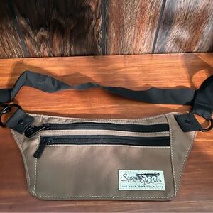 Sipsey Wilder Ultea Slim Pocket Belt Prairie Brown Fanny Pack
